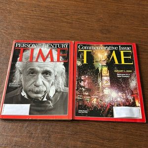 Time commemorative issue January 1, 2000 & Person of the century Dec 31, 1999